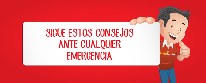 Sigue estos consejos ante cualquier emergencia