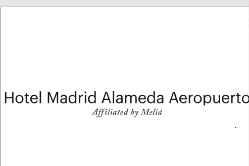 Hotel Alameda Aeropuerto Madrid At Madrid Airport