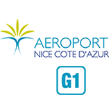 Parcheggio Ufficiale dell'aeroporto Nice Côte d'Azur – G1 – Sicuro
 logo