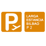 Parking Larga Estancia P2 AENA Bilbao Aeropuerto logo