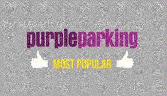 Purple Parking Park and Ride T3 logo