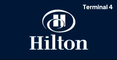 Hilton T4 Hotel with MBW Meet & Greet logo