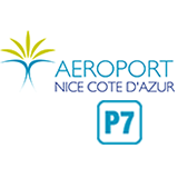 Parcheggio Ufficiale dell'aeroporto Nice Côte d'Azur – P7
 logo