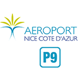 Parcheggio Ufficiale dell'aeroporto Nice Côte d'Azur – P9 – Low cost logo