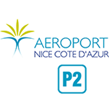 Parcheggio Ufficiale dell'aeroporto Nice Côte d'Azur – P2 – Weekend
 logo