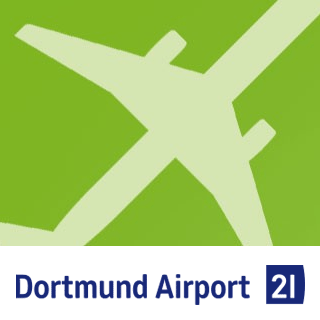 Parking wielopoziomowy P5 Port lotniczy Dortmund logo