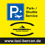 Taxi Bercan Park&Fly Parkplatz logo