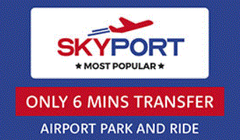 SkyPort Park and Ride logo