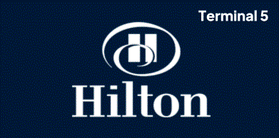 Hilton T5 with Hotel Parking logo