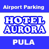 Parkiralište zračna luka Hotel Aurora Pula  logo