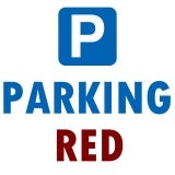 Red Parking Malaga flygplats logo