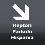 Hispania Repteri Parkolo Budapest Airport logo