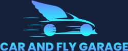 Car and fly garage - Cubierto logo