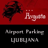 Avgusta parkirišče letališče Ljubljana logo