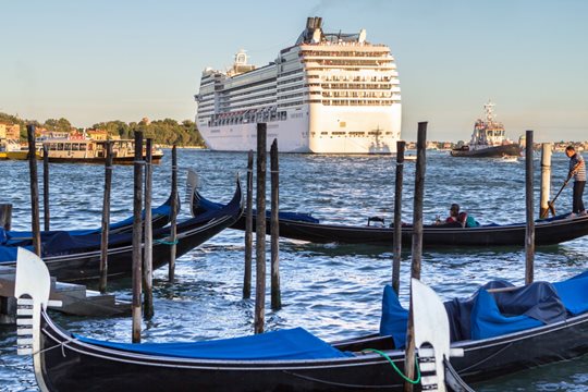 Parken Venedig Hafen