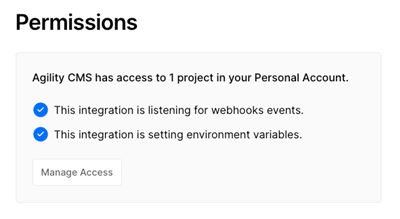 Managing Agility CMS permissions&nbsp;