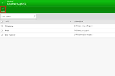 Content Models