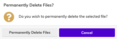 Deleting files in Agility CMS