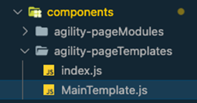 Main Page Models with Next.js and Agility CMS