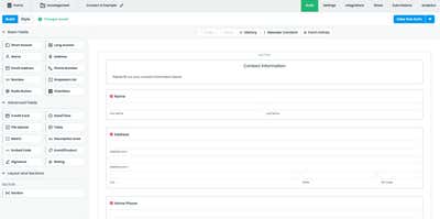 Formstack API Settings - Create an API application for Agility CMS integration