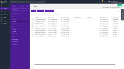 Content List Example