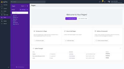Pages Section