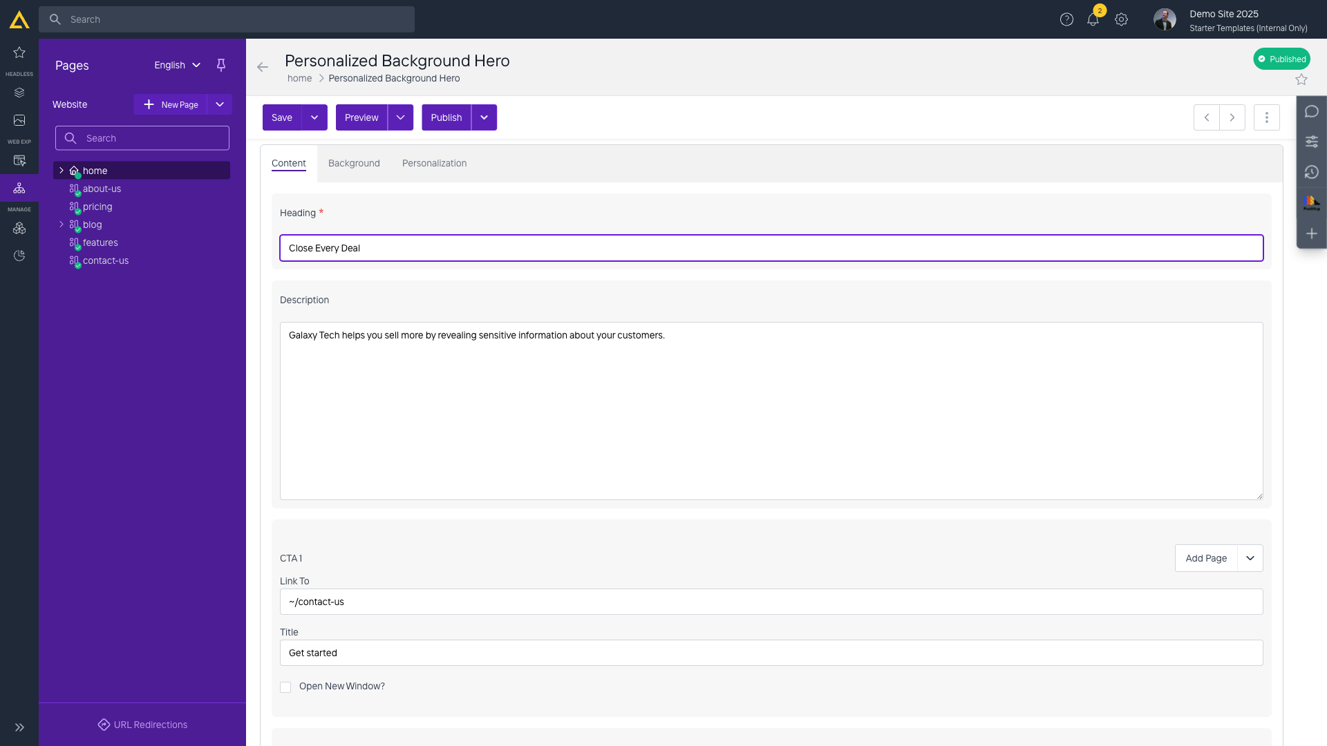 Component Editor