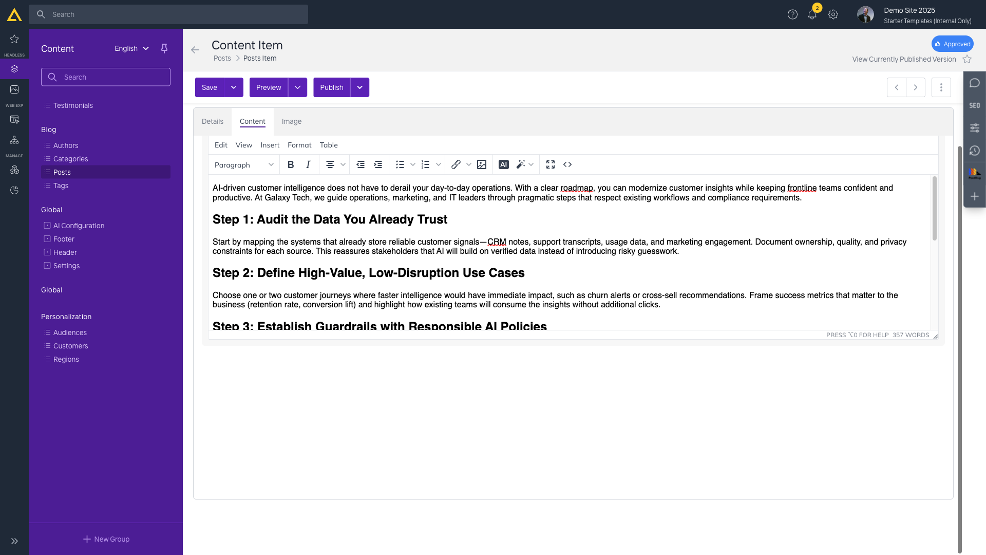 Rich Text Editor