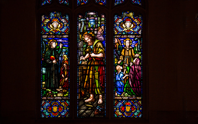 ST. Joseph stained glass