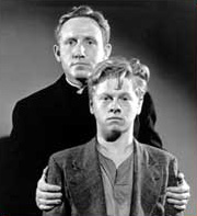 Spencer Tracey and Mickey Rooney