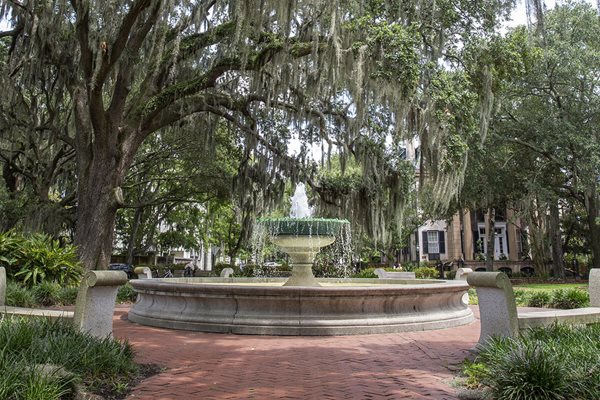 Orleans Square in Savannah, Georgia