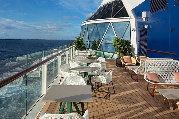 CME Alaska Cruise - Celebrity Edge Deck Seating