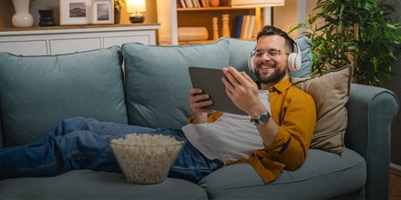Online Courses - Person Taking CME at Home