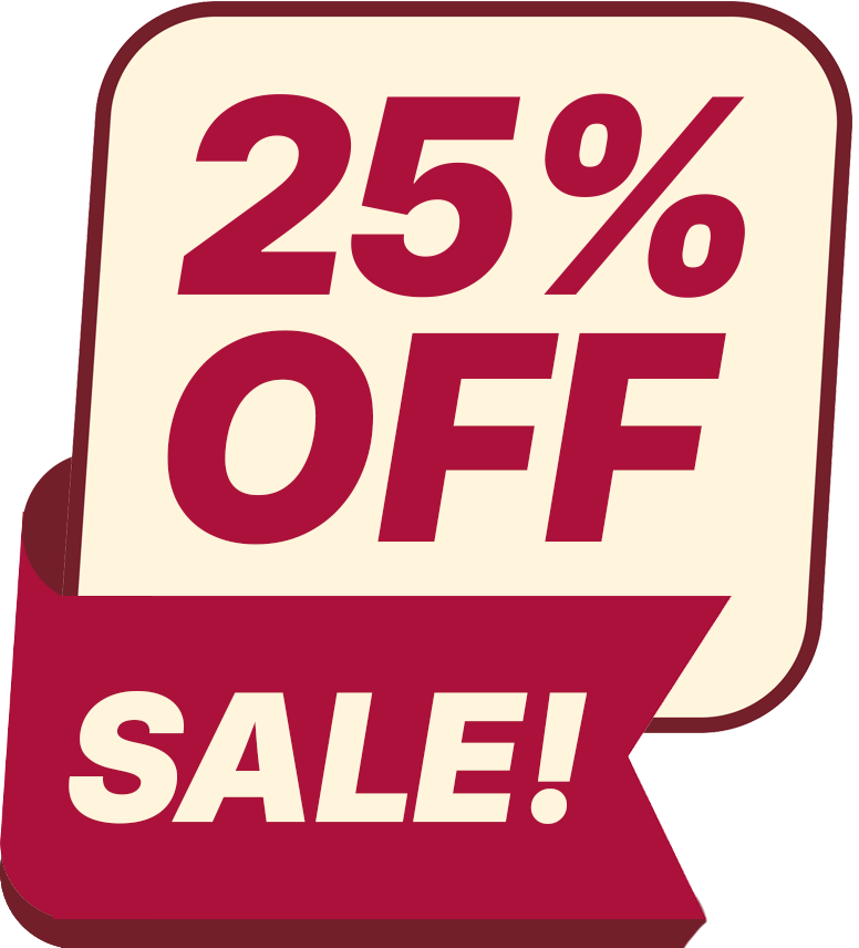 25% Off Sale Icon