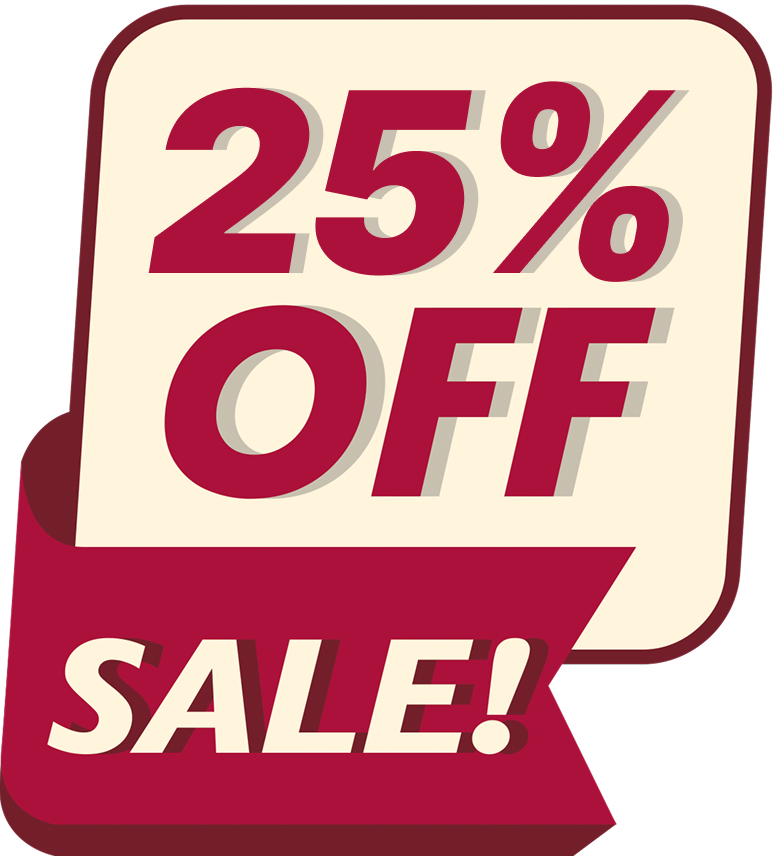 25% Off Sale Icon