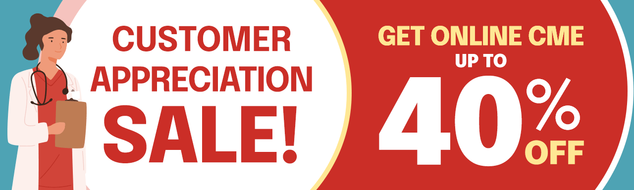 Up to 40% Off Customer Appreciation Sale Banner - Left Side