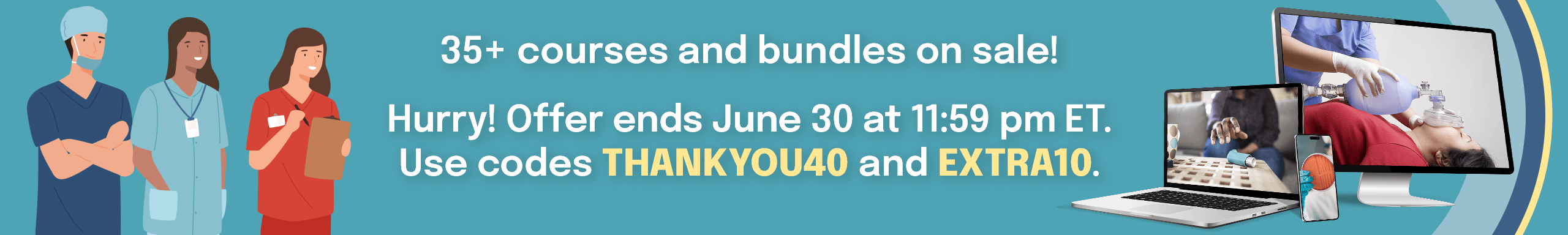 Up to 40% Off Customer Appreciation Sale Banner - Right Side