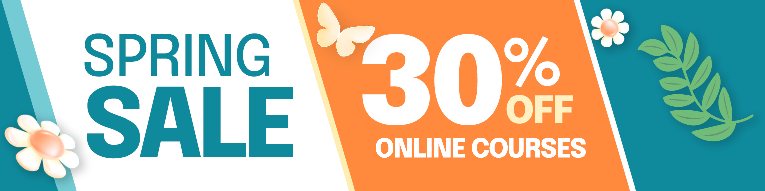 30% Off Spring Sale Banner - Left Side