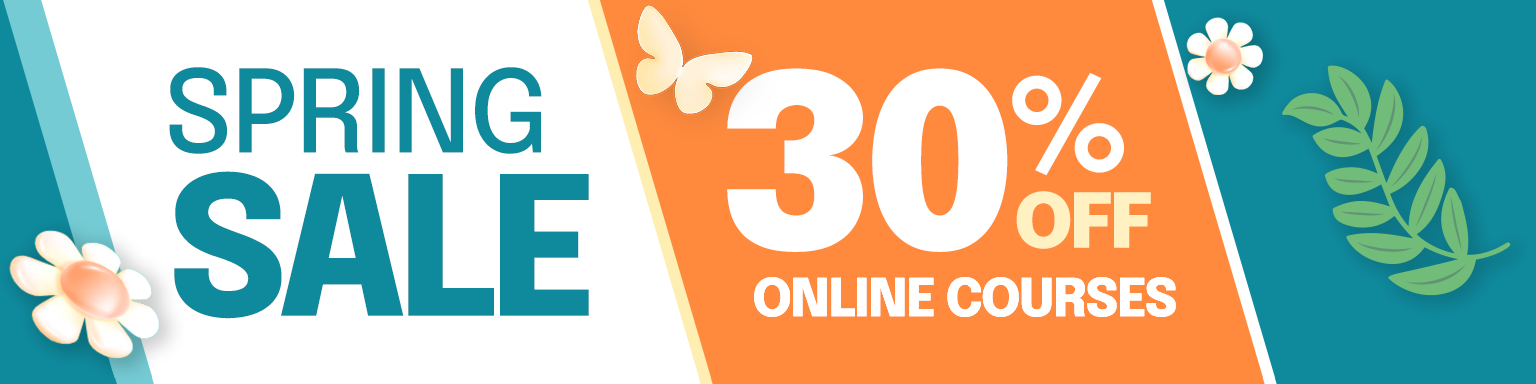 30% Off Spring Sale Banner - Left Side