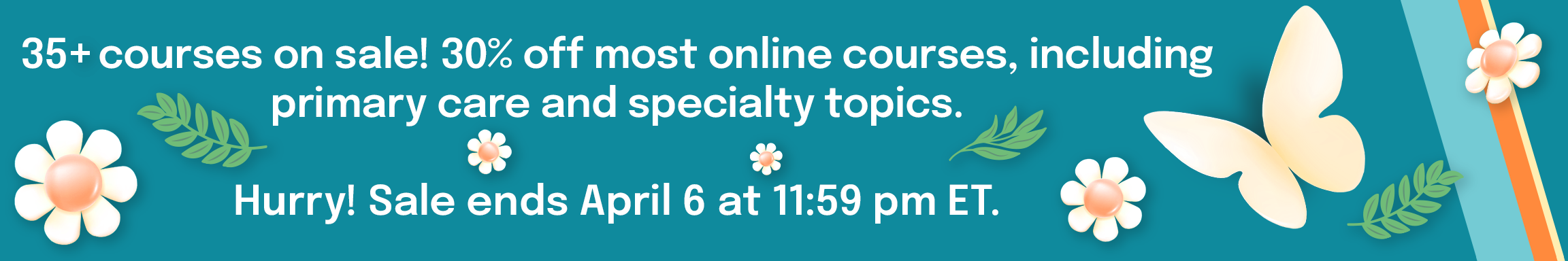 30% Off Spring Sale Banner - Right Side