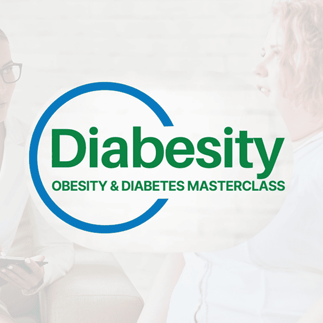 Doctor sitting with obese patient and taking notes
