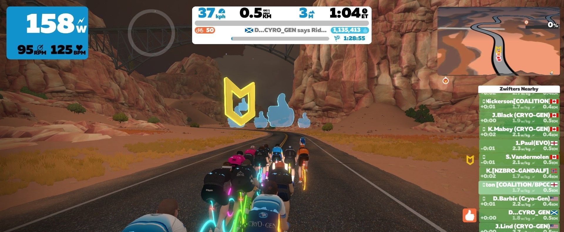 Indoor training and the virtual world of Zwift