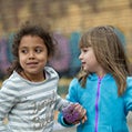 kids holding hands