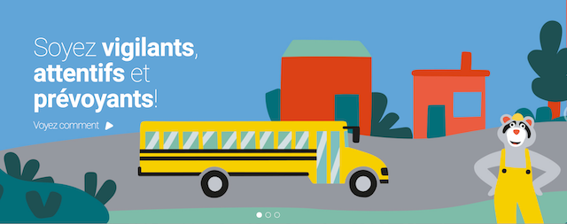 Campagne de sécurité en transport scolaire