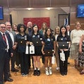 Group of EMSB Administrators and Students
