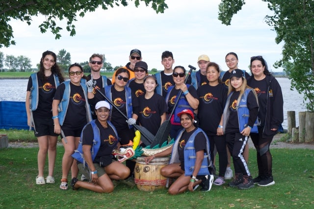 Shadd Health and Business Centre team races for charity