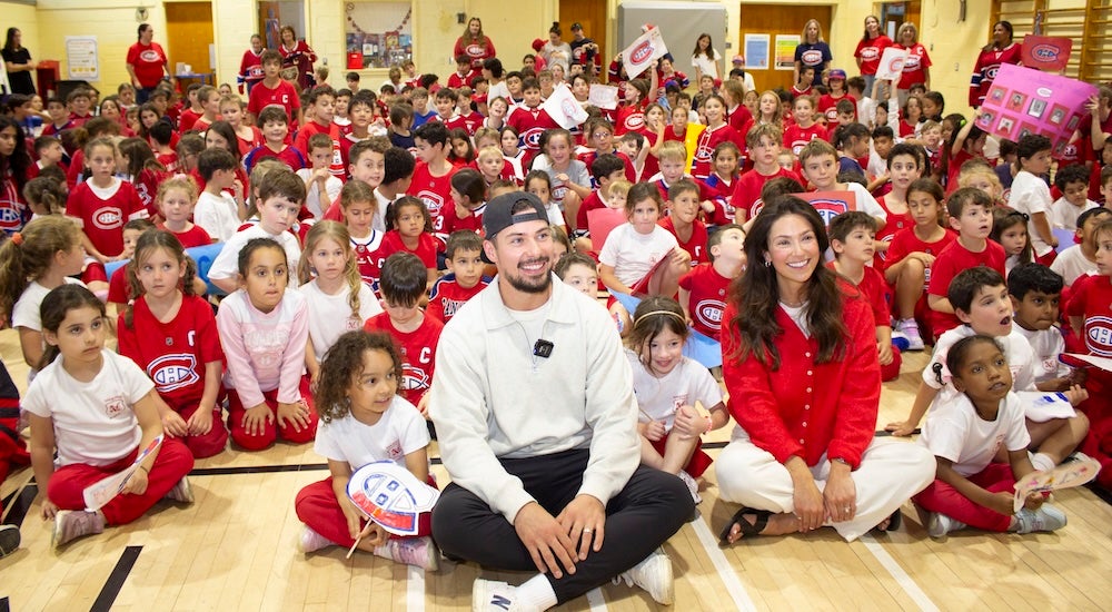 alex carrier with students