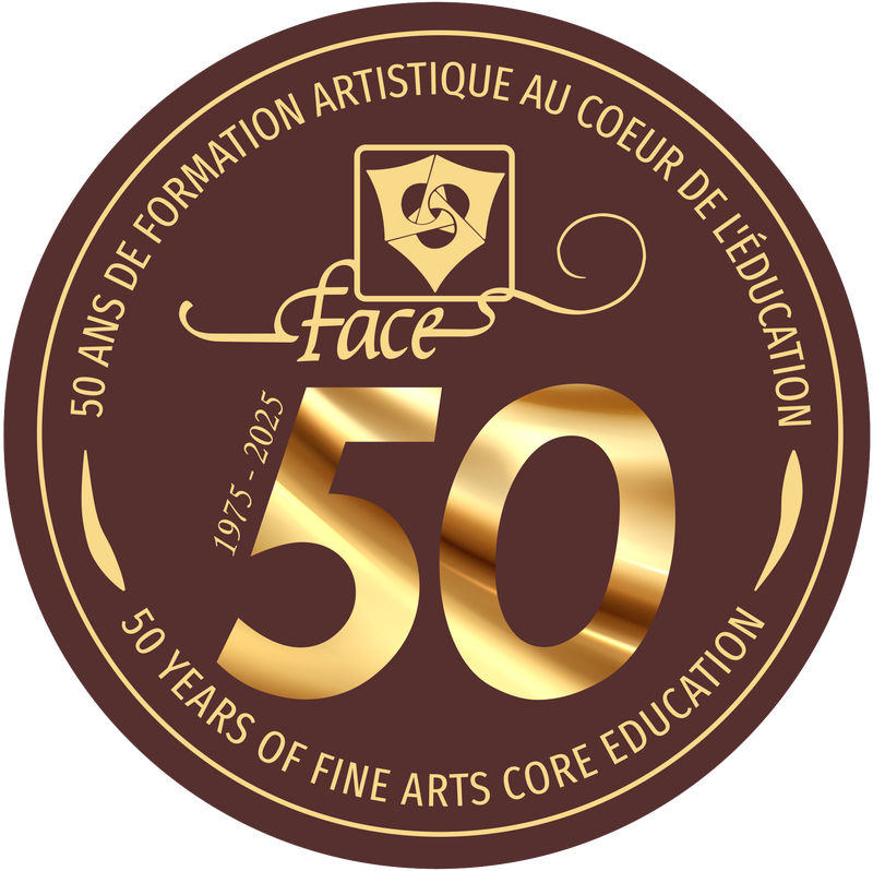 École FACE School 50th anniversary logo