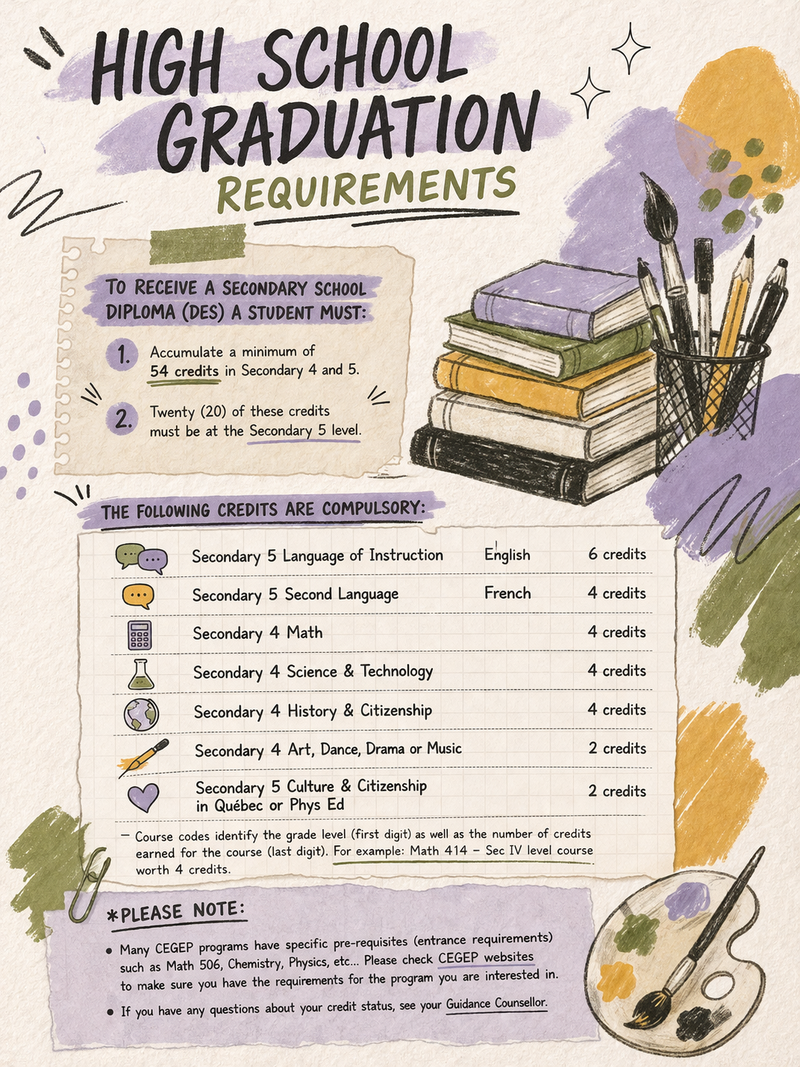 High School Graduation requirements