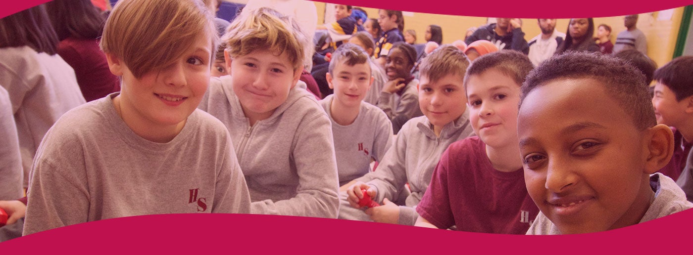 Élèves de l’école Hampstead participant au programme Success for All